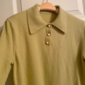 Women’s polo shirt. 20% cashmere